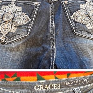 Grace in LA super cute bling jeans